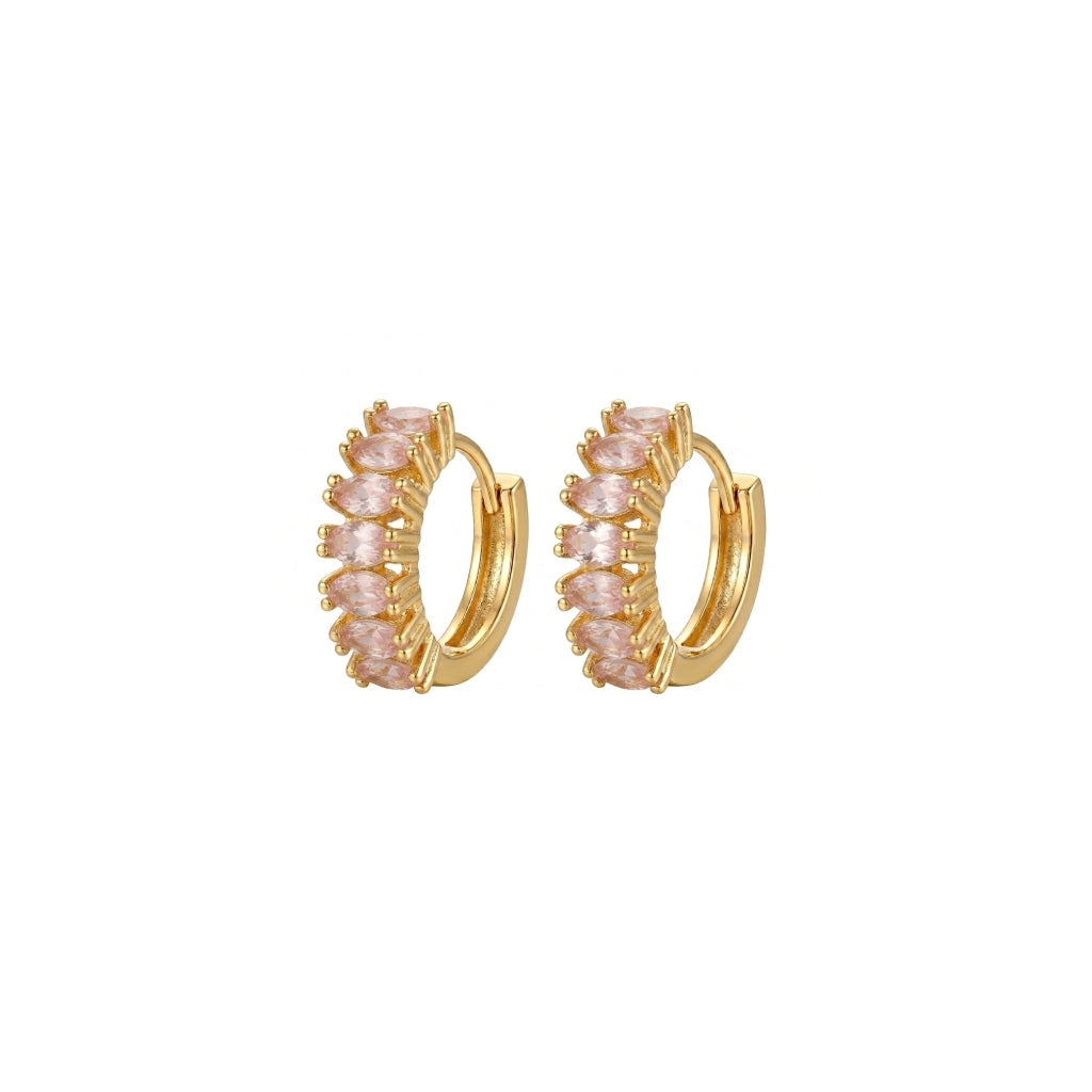 Champagne Small Hoops