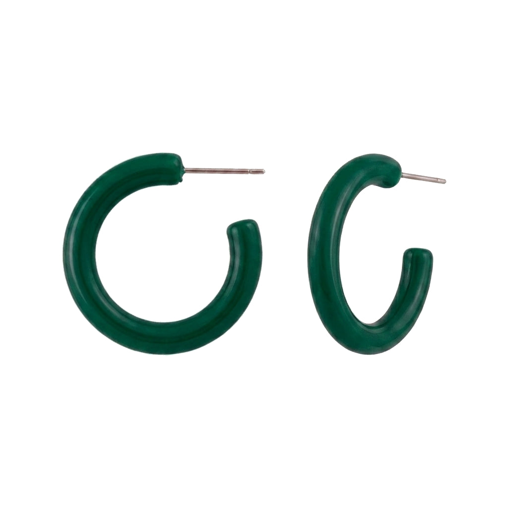 Dark Green Hoops