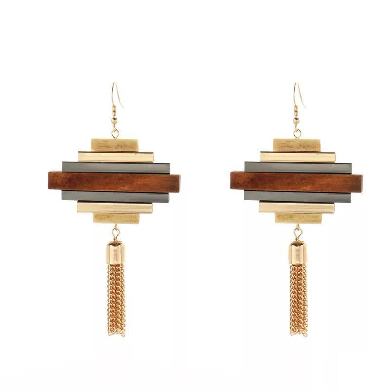 Zen Wood Earrings