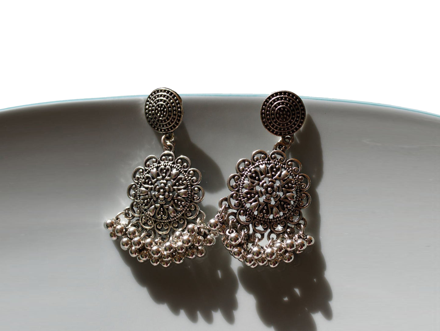 Silver Jhumki