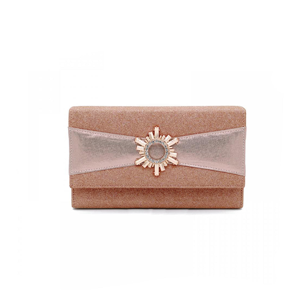 Copper and Rose Gold Clutch