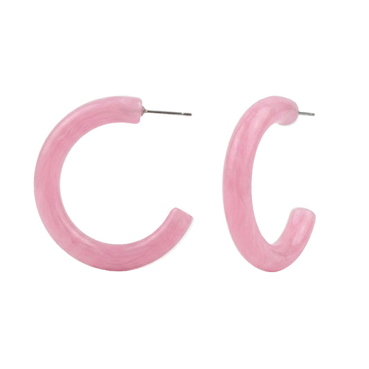 Pink Hoops