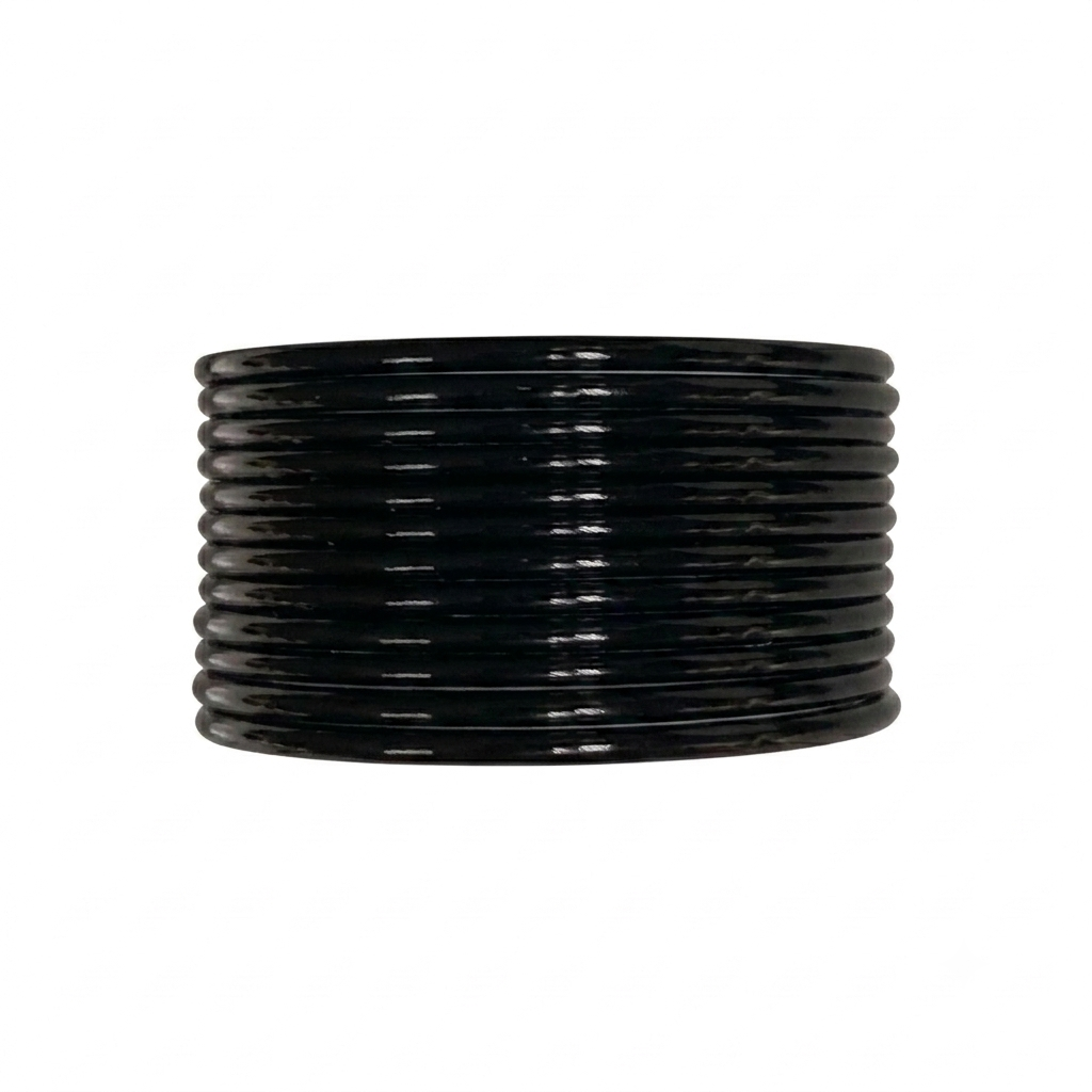 Black Glass Bangles
