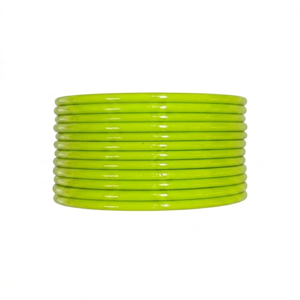 Green Glass Bangles