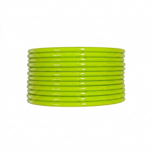 Green Glass Bangles