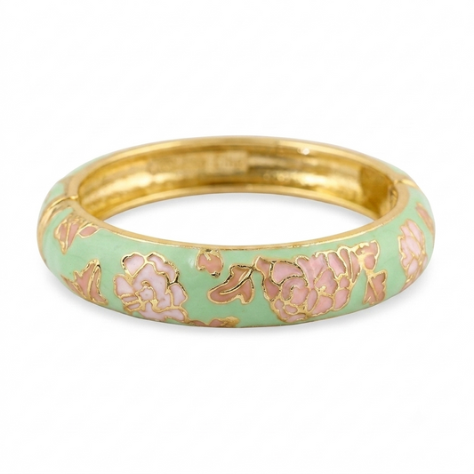 Green Enamel Bangle